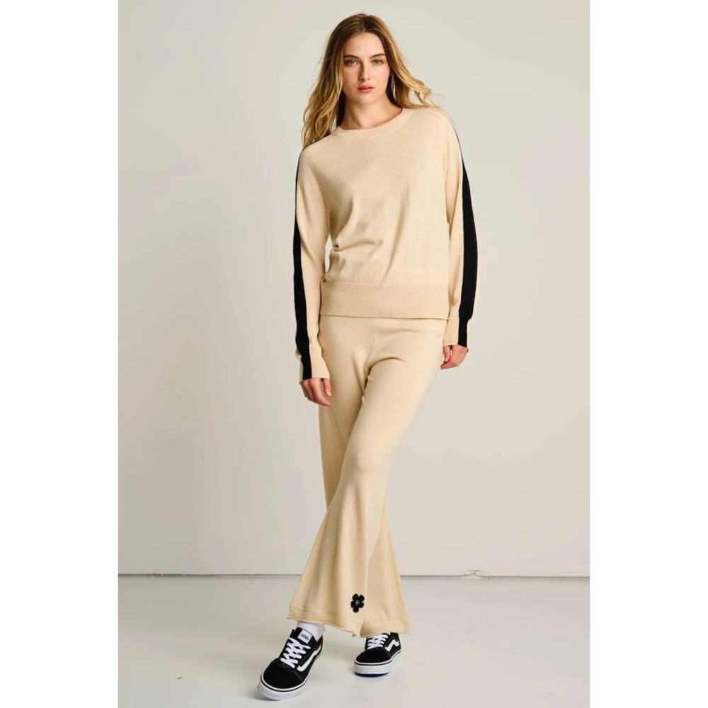Lisa Todd Poppy Pant	in Oat M	NWT Beige Athleisure Coastal Outleisure Lounge